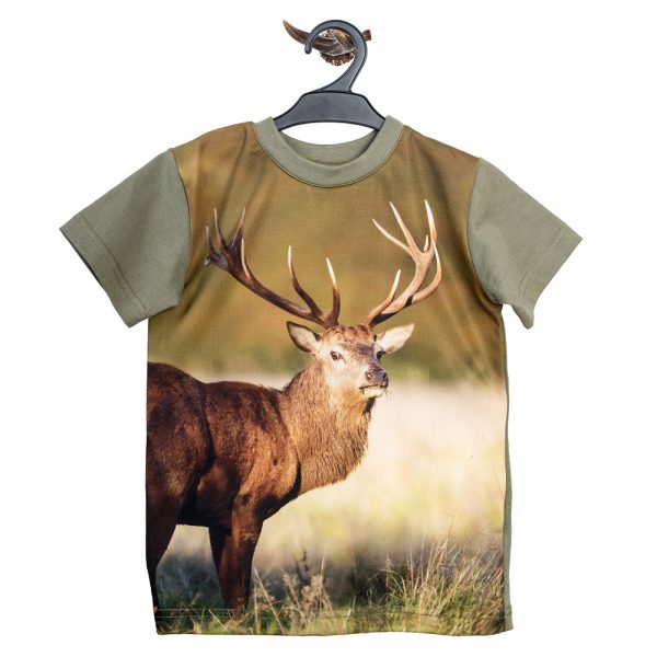 t-shirt z jeleniem WADERA