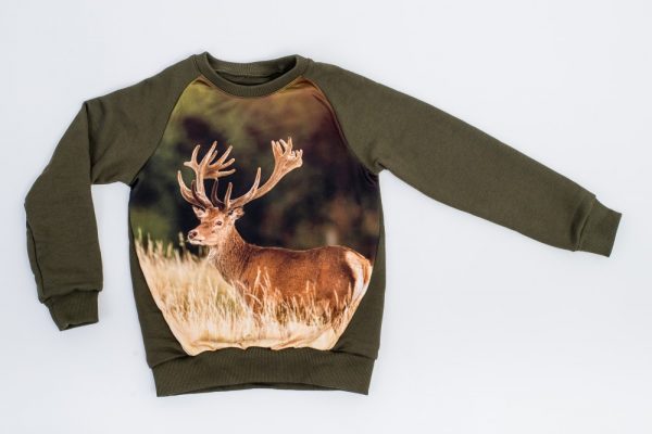 Bluza z jeleniem dla dzieci WADERA